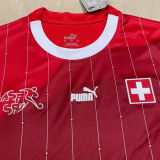 2023/24 Switzerland Home Red Fans Soccer Jersey