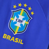 NEYMAR JR #10 Brazil Away Blue Fans Jersey 2022/23