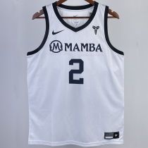 2023/24 Lakers GIGI #2 White NBA Jerseys
