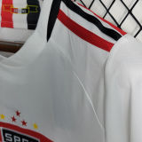 2023/24 Sao Paulo Home White Kids Soccer Jersey