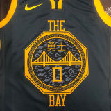 Warriors PAYTON II #0 Black NBA Jerseys