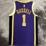 2023 Lakers RUSSELL #1 Royal Blue NBA Jerseys 热压
