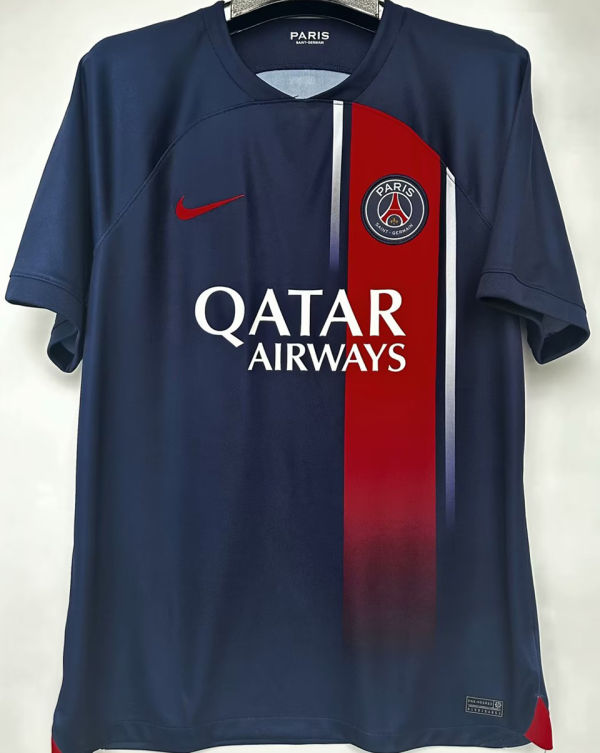 2023/24 PSG 1:1 Quality Home Blue Fans Soccer Jersey