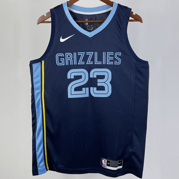 2023/24 Grizzlies ROSE #23 Sapphire Blue NBA Jerseys