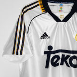 1999/2000 RM Home White Retro Soccer Jersey