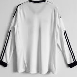 2012/13 RM Home White Retro Long Sleeve Soccer Jersey