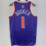 2023/24 Suns BOOKER #1 Purple NBA Jerseys