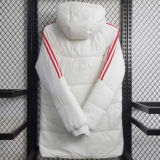 2023/24 Sao Paulo White Cotton Jacket 红三边