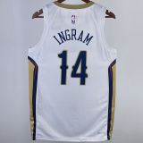 2023/24 Pelicans INGRAM #14 White NBA Jerseys