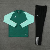 2024 AD~ Green Kids Sweater Tracksuit