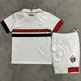 2024/25 Sao Paulo Home Kids Soccer Jersey