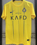 RONALDO #7 Al Nassr 1:1 Quality Home Yellow Fans Jersey 2023/24