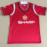 1984-1986 M Utd Home Retro Soccer Jersey