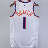 2023/24 Suns BOOKER #1 White NBA Jerseys