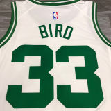 Celtics BIRD #33 White NBA Jerseys Hot Pressed