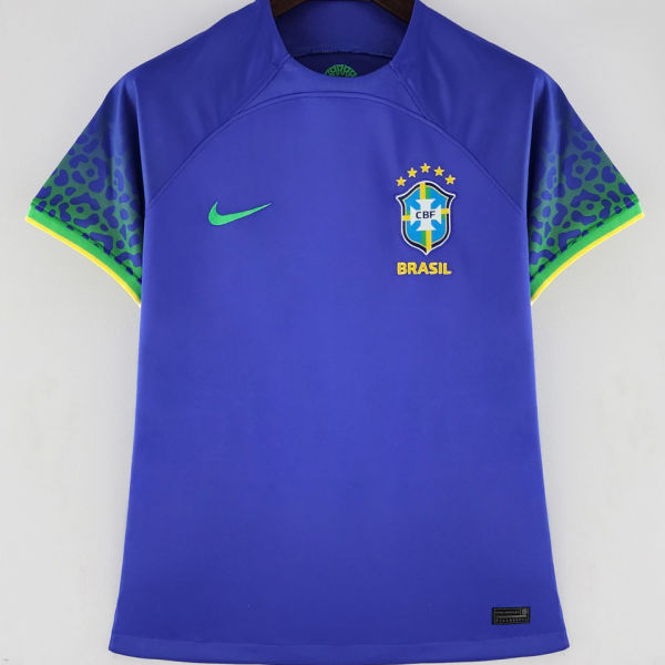 2022/23 Brazil Away Blue Women Soccer Jersey