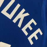 2023 Bucks ANTETOKOUNMPOL #34 Blue City Edition NBA Jerseys