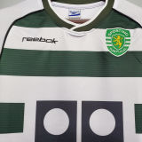 2001/03 Lisbon Home Retro Soccer Jersey