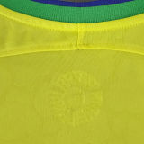 2022/23 Brazil Home Yellow Women Soccer Jersey