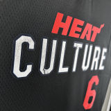 2023/24 Miami Heat JAMES #6 Black City Edition NBA Jerseys