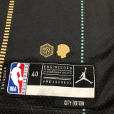 2023 Hornets BALL #12 Black City Edition NBA Jerseys