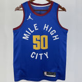 2023/24 Nuggets GOROON #50 Blue NBA Jerseys