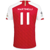 MARTINELLI #11 ARS 1:1 Quality Home Fans Jersey 2023/24 (UCL Font)