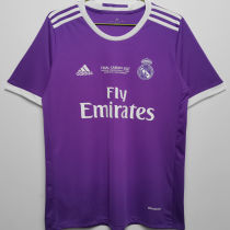 2016/17 RM Purple Away Retro Soccer Jersey 带胸前小字