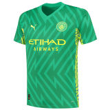 2023/24 Man City Goalkeeper Green Player Version Jersey