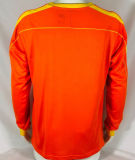 1998 Brazil GK Orange Retro Long Sleeve Jersey