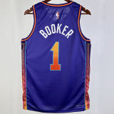 2023/24 Suns BOOKER #1 Purple City Edition NBA Jerseys
