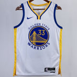2023/24 Warriors WISEMAN #33 White NBA Jerseys