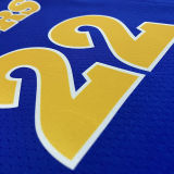 Warriors WIGGINS #22 Blue Retro NBA Jerseys