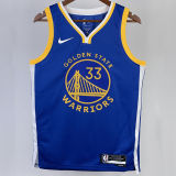 2023/24 Warriors WISEMAN #33 Blue NBA Jerseys