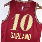 2023/24 Cleveland GARLAND #10 Red City Edition NBA Jerseys