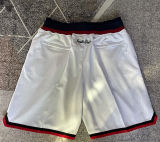Wizards White Four Bags NBA Pants