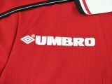 1998-1999 M Utd Home #7 Beckham Retro Soccer Jersey