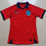 2022/23 England Away Red Player Version Soccer Jersey