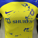 2023/24 Al Nassr Classic Edition Yellow Player Version Jersey