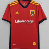 2022 Real Salt Lake Home Red Fans Soccer Jersey