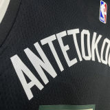 2023/24 Bucks ANTETOKOUNMPOL #34 Black NBA Jerseys