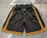 Lakers Black Four Bags NBA Pants
