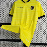 2023/24 Ecuador Home Yellow Fans Soccer Jersey