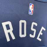 2023/24 Timberwolves ROSE # 25 Sapphire Blue NBA Jerseys