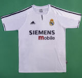 2003/04 RM White Home Retro Soccer Jersey