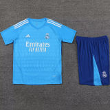 2023/24 RM Goalkeeper Blue Fans Soccer Jersey(A Set)
