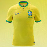 NEYMAR JR #10 Brazil Home 1:1 Yellow Fans Jersey 2022/23