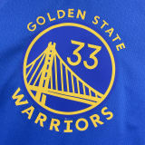 2023/24 Warriors WISEMAN #33 Blue NBA Jerseys