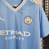 RODRIGO #16 Man City 1:1 Home Blue Fans Jersey 2023/24 (UCL Font)