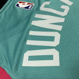 Spurs DUNCAN #21 Light Green City Edition NBA Jerseys